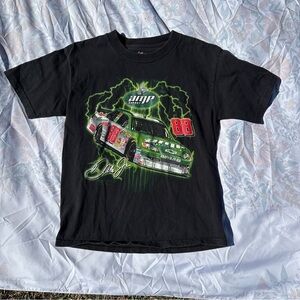 Black Racing Graphic T-Shirt